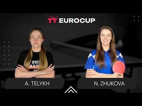 12:50 Anastasiia Telykh - Nadiia Zhukova 01.09.2024 TT Euro.Cup Women Ukraine Star. TABLE 3