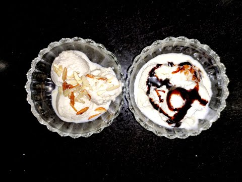 Vanilla Ice Cream Recipe Homemade | No Eggs | No Ice Cream Machine