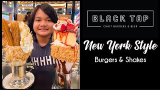 Massive Milkshake & Craft Burger | Black Tap Singapore!