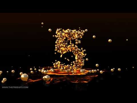 3D animated Countdown with music, Happy New Year 2021 count down