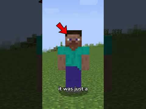 HEROBRINE may have been in MINECRAFT?? #shorts