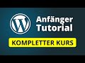 WordPress Tutorial Für Anfänger Webseiten Erstellen Lernen Deutsch