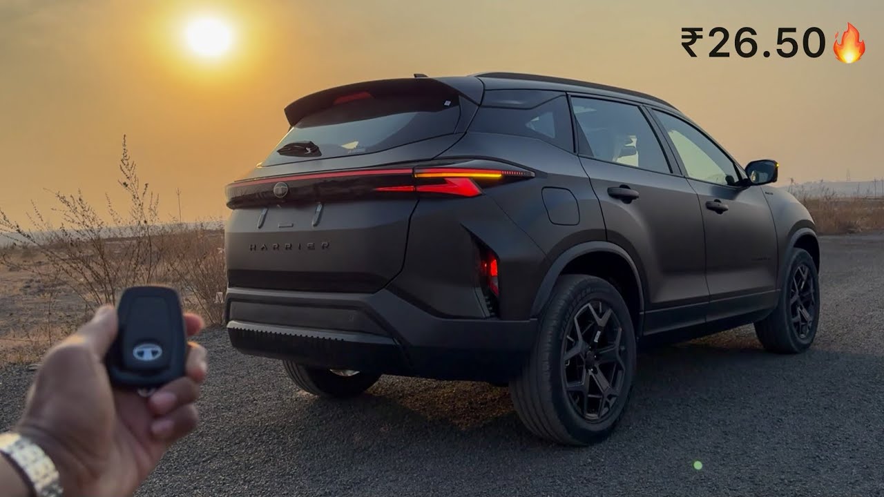 Tata Harrier Stealth Edition 🔥 | 2025 Detailed Review | Motorcaze