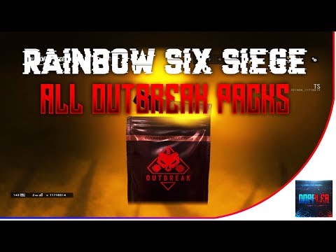 All 50 Outbreak Packs Opened - Rainbow Six Siege