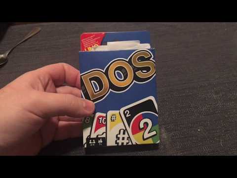 DOS Kartenspiel - DOS kártyajáték - DOS card game - DOS Mattel