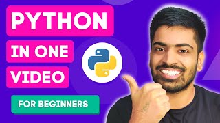 Download the video "Python in one video - Learn Complete Python in 2.5 Hours for Beginners 🔥| Full Course"