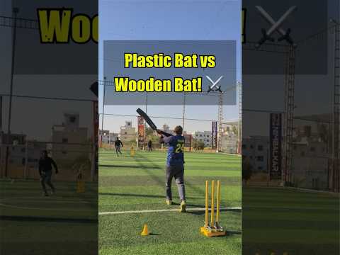 Plastic Bat vs Wooden Bat! 💥 Which One Hits Bigger Sixes? 🏏🔥 | Tennis Ball Turf Cricket #turfcricket