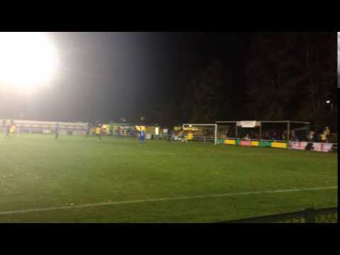 Hitchin town 2-2 Leamington, hitchin 1st goal