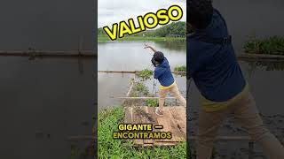 Tesouro antigo dentro de um enorme lago. #pescamagnetica #magnetfishing #pesca #magnetfishing