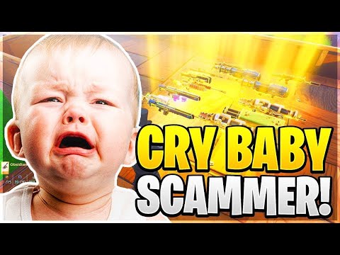 Crybaby tries scamming me (Scammer gets scammed) Fortnite Save The World