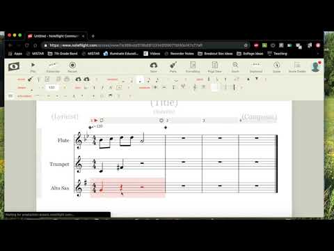 Noteflight Introductory Tutorial