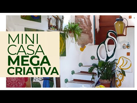 UMA CASA BEM PEQUENA COMO EU NUNCA VI - CRIATIVIDADE NÍVEL MÁXIMO QUEBRA TODOS OS PADRÕES E ARRASA!