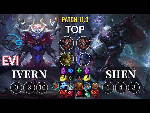 DFM Evi Ivern vs Shen Top - KR Patch 11.3