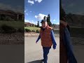 Grandpa Triggers A Door Alarm And Walks Down The Street