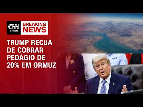 Trump recua e troca pedágio de 20% em Ormuz por acordos comerciais | BASTIDORES CNN