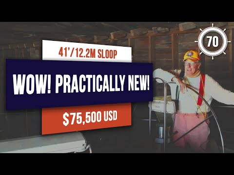 $75,500 TOTALLY REFIT Sailboat for sale!! - EP70 #sailboatforsale #sailboattour