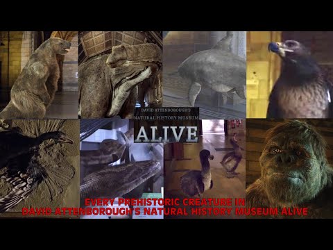 Every Prehistoric Creature In David Attenborough’s Natural History Museum Alive