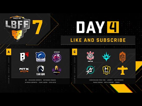 [ENG] LBFF 7 - Day 4 - Group A & C | Free Fire Esports