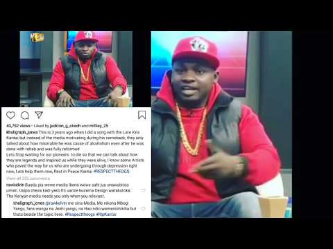 Khaligraph Jones blames the media for trolling Kris kantai to his death
