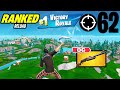 62 Elimination Solo Vs Squad Ranked RELOAD Gameplay Wins NEW Fortnite Chapter 6 PS4 Controller