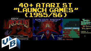 Atari ST: 40+ Classic Early Atari ST Games  (1985/86)
