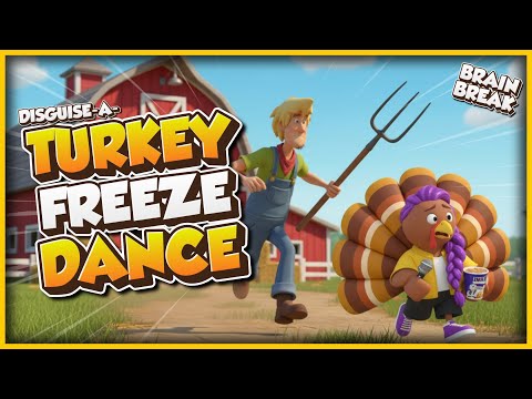 Disguise A Turkey Freeze Dance! 🍁 Autumn Brain Break 🍁 Thanksgiving 🍁 Danny Go Noodle 🍁 Just Dance
