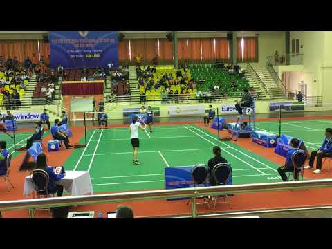 Tứ kết Vũ Thị Trang (Bắc Giang) vs Nguyễn Thị Ngọc Thúy (Cần Thơ) | Giải ĐHTDTT Toàn Quốc 2018