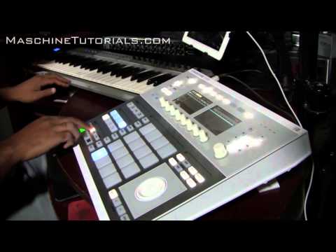 Maschine Studio making a beat in Maschine 2.0