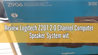 Review Logitech Z207 2.0 Channel Computer Speaker System with Bluetooth - Black