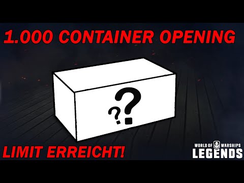 1.000+ Container Opening | 90x Ultimative Kisten! - World of Warships Legends