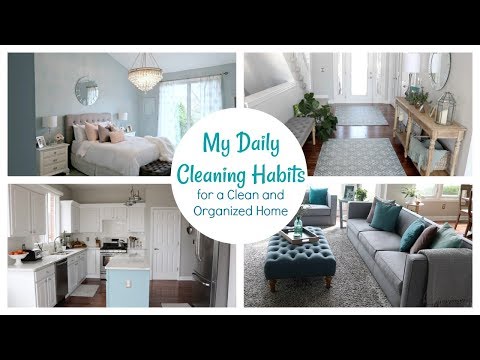 My Daily Cleaning Habits | How I Keep a Clean and Organized Home Video