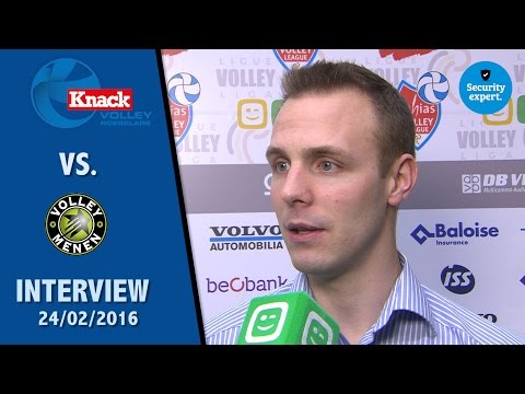 Knack Roeselare - Prefaxis Menen 25/02/2016 INTERVIEW STEVEN VANMEDEGAEL