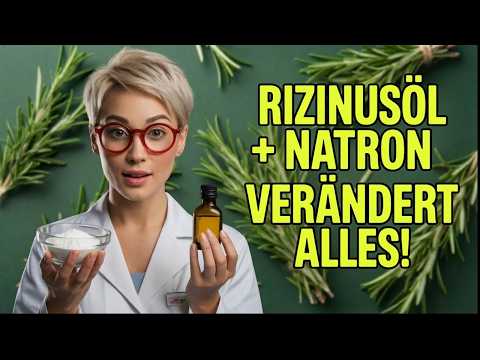 Mix castor oil with baking soda – that changes everything