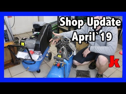 Shop Update April - Neuer Kompressor Flott TB 10 T5 ZMS