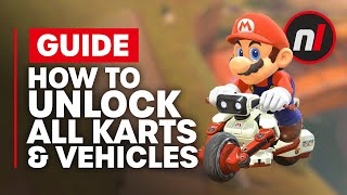 How to Unlock All Karts & Vehicles in Mario Kart World