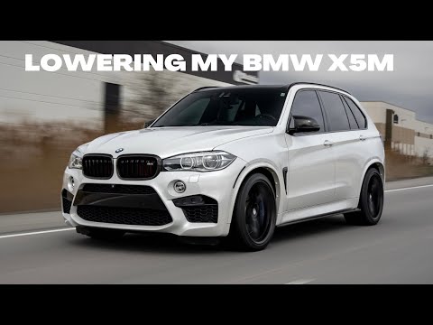 Lowering my BMW X5M with H&R VTF Lowering Springs