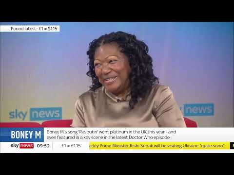 Excerpt from an interview with Boney M's lead vocalist Liz Mitchell @ Sky News 08.11.2022