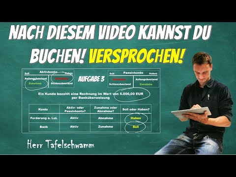 Create journal entries with an ingenious help table - Debit to credit explained in a simple way! ...