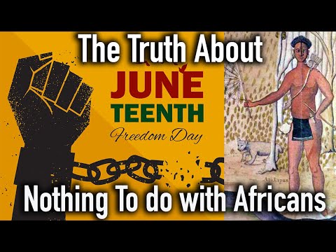 The Truth About Juneteenth // The Highjack of American Indian History by Pan Africans / Karankawa