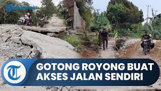 Bogor Hari Ini: Warga Bojong Koneng Buat Akses Jalan, Geram karena Kurang Diperhatikan Pemerintah