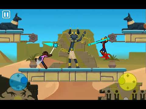 we are playing stickman with me & brother vash