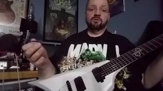 Video thumbnail for Washburn Solar V160 Ola Englund model guitar by Chris Tompkins