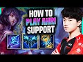 LEARN HOW TO PLAY AHRI SUPPORT LIKE A PRO! - T1 Keria Plays Ahri Support vs Renata! | Season 2022