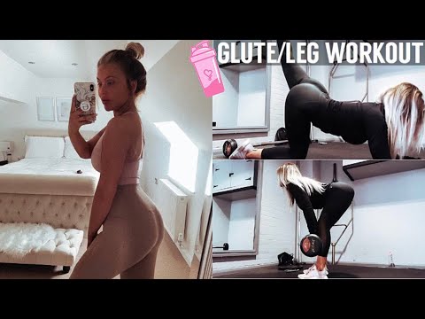 MY GYM ROUTINE: GLUTE/LEG DAY | Gemma Louise Miles Video