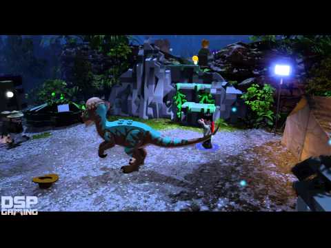 LEGO Jurassic World Co-op pt10 - Crashing the Presentation/Goldblum's All Wet
