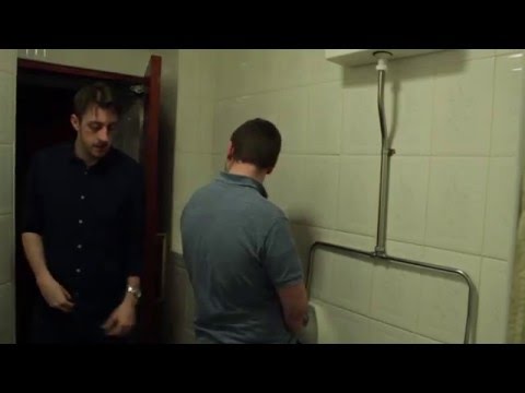 Awkward Peeing Situation In Public Toilet