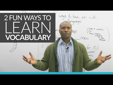 2 fun new ways to learn English vocabulary