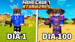 Download lagu SOBREVIVI 100 DIAS NAS MELHORES ATUALIZAÇÕES DO MINECRAFT SURVIVAL - O Filme mp3