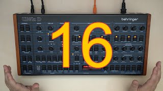 Video thumbnail for Behringer UB-Xa D: analog polyphony at its best? Min review/max jam by Pete Midi