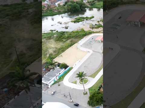 O Centro de Barreiros PE visto de cima